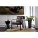 Logan 18 X 15 inch Black Outdoor End Table